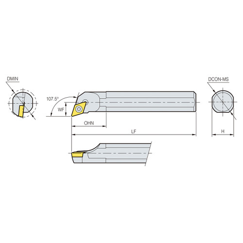 Korloy 1-06-014893 | Indexable Boring Bar
