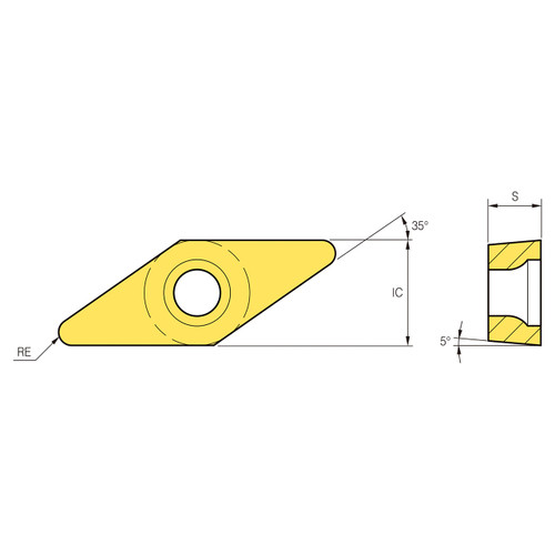 Korloy 1-02-032991 | PC9030 Grade Turning Insert