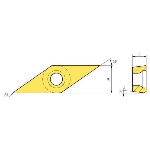 Korloy 1-02-046885 | PC9030 Grade Turning Insert