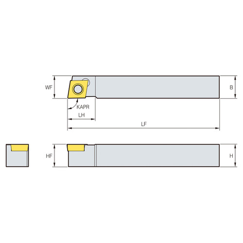 Korloy 1-06-041968 | Indexable Turning Toolholder