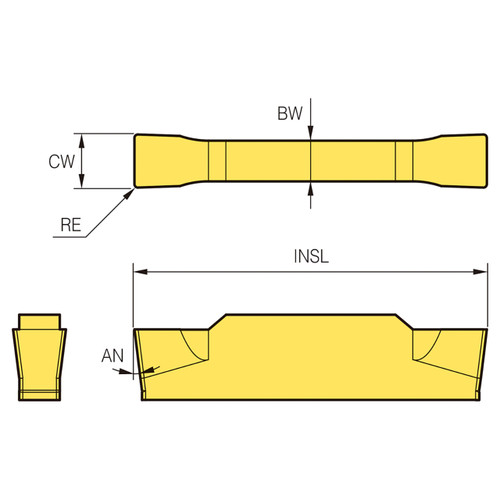 Korloy 1-02-051054 | PC5300 Grade KGT Insert