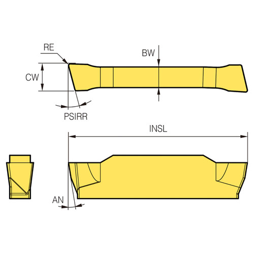Korloy 1-02-051063 | PC5300 Grade KGT Insert
