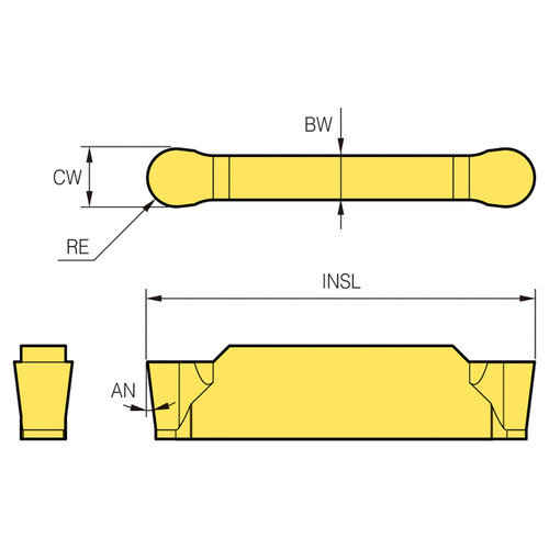 Korloy 1-02-047330 | PC5300 Grade KGT Insert