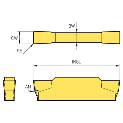 Korloy 1-02-067079 | NC3225 Grade MGT Insert