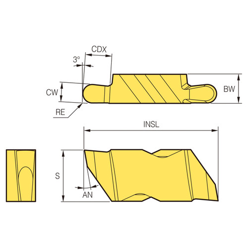 Korloy 1-02-070478 | PC8110 Grade K-Notch Insert