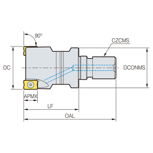 Korloy 1-06-016797 | RM4 Rich Mill Cutter