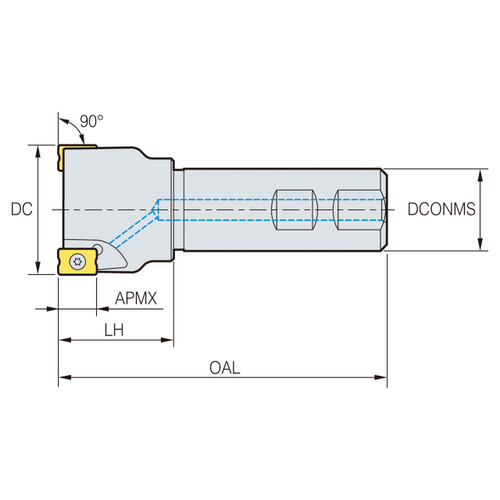 Korloy 1-06-016564 | RM4 Rich Mill Cutter