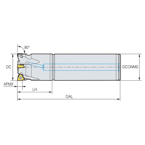 Korloy 1-06-051854 | RM3 Rich Mill Cutter