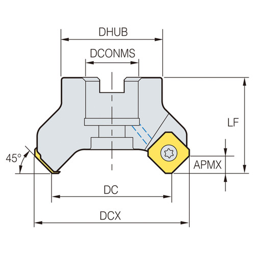 Korloy 1-06-013490 | FMA Cutter Future Mill