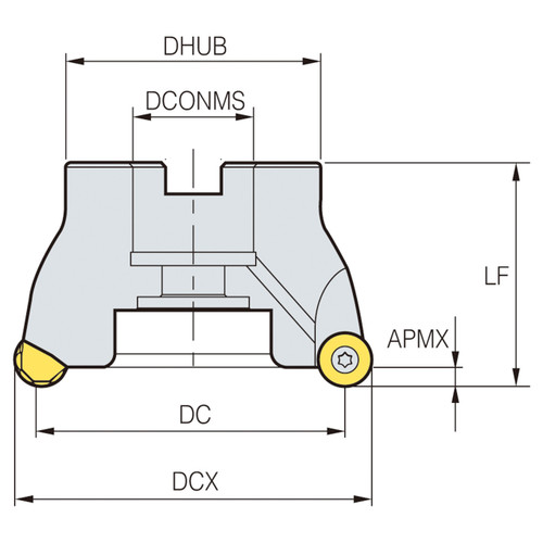 Korloy 1-06-048274 | FMR-P Cutter Future Mill