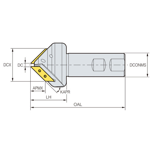 Korloy 1-06-042927 | Chamfer Tool Cutter