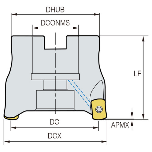 Korloy 1-06-057779 | HFMD Cutter