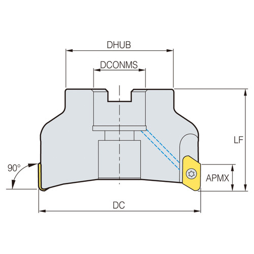 Korloy 1-06-013796 | Pro-X Mill Cutter