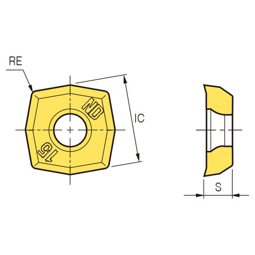 Korloy 1-03-018774 | H01 Grade King Drill Insert