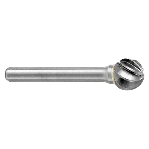 ATA SGSPRO 19042 | 5/8" Cutter Diameter x 1/4" Shank x 2-1/4" OAL x 9/16" LOC Non-Ferrous Brazed SD-6 Ball Burr