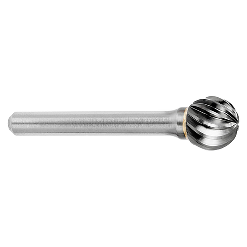 ATA SGSPRO 19164 | 1/4" Cutter Diameter x 1/4" Shank x 2" OAL x 7/32" LOC Stainless Steel Solid SD-1 Ball Burr
