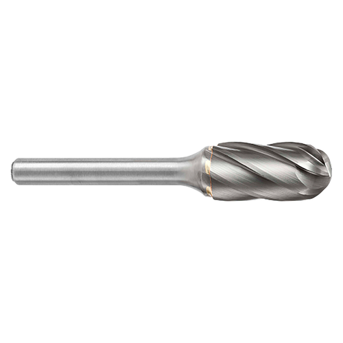 ATA SGSPRO 29024 | 6.00mm Cutter Diameter x 6.00mm Shank x 50.00mm OAL x 19.00mm LOC Non-Ferrous Solid SC01MNF Cylinder Ball Nosed Burr