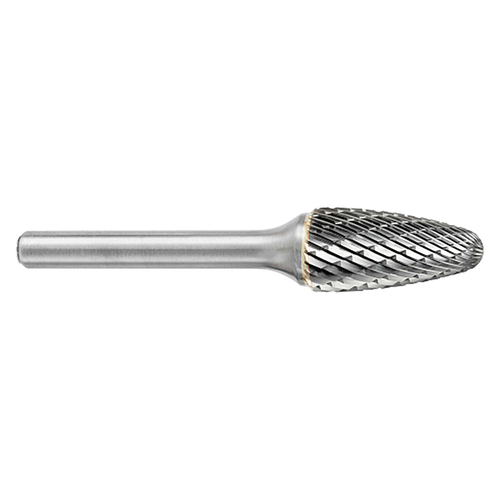 ATA SGSPRO 23728 | 6.30mm Cutter Diameter x 3.00mm Shank x 45.00mm OAL x 12.70mm LOC Solid SF-51M Ball Nosed Tree Burr