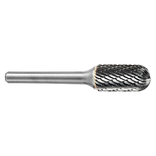 ATA SGSPRO 22328 | 4.00mm Cutter Diameter x 3.00mm Shank x 38.00mm OAL x 12.70mm LOC Solid SC-52M C Cylinder Ball Nosed Burr