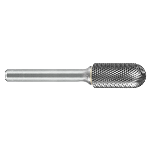 ATA SGSPRO 19918 | 1/4" Cutter Diameter x 1/4" Shank x 2" OAL x 5/8" LOC Fine Cut Brazed SC-51 VF Cylinder Ball Nosed Burr