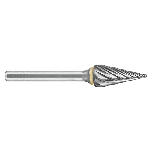 ATA SGSPRO 19649 | 5/8" Cutter Diameter x 1/4" Shank x 2-7/8" OAL x 1" LOC Brazed SM-6 Cone Burr