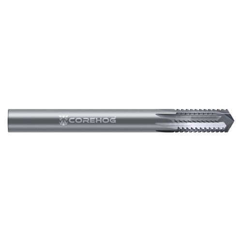 CoreHog C65114 | 1/2" Diameter x 1/2" Shank x 3-1/2" OAL x 1.555" LOC 8 Flute Uncoated solid carbide Laminate Kevlar Cutter