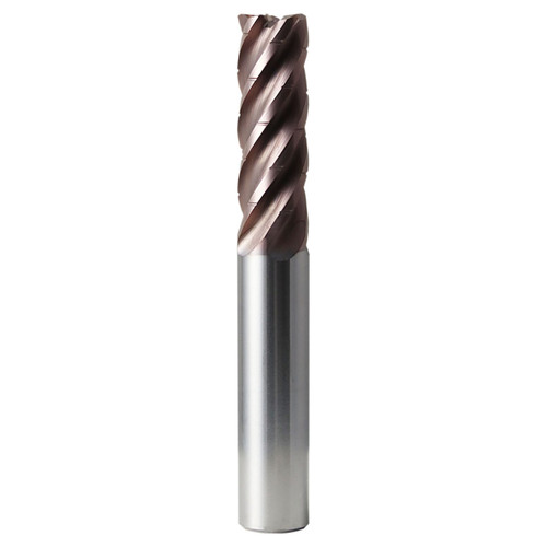 SGS 47627 | 0.984" Diameter x 0.984" Shank x 2.953" LOC x 6.693" OAL x 0.118" Radius 5 Flute TM (Ti-NAMITE-M) Coated Chip Breaker Corner Radius End Mill