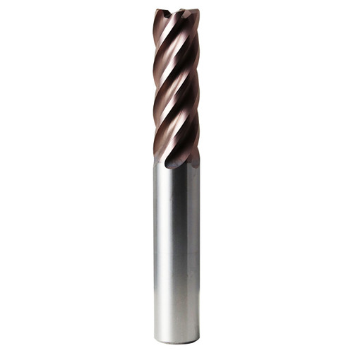 SGS 47530 | 10.00mm Diameter x 10.00mm Shank x 30.00mm LOC x 75.00mm OAL x 2.50mm Radius x 37 Degree Helix Angle 5 Flute TM (Ti-NAMITE-M) Coated Carbide Corner Radius End Mill