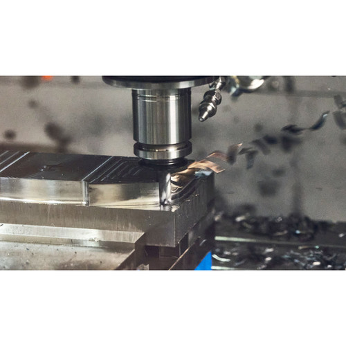 SGS 39843 | 0.375" Diameter x 0.375" Shank x 0.875" LOC x 2.500" OAL x 0.030" Radius 4 Flute MN (MEGACOAT NANO) Coated Corner Radius End Mill