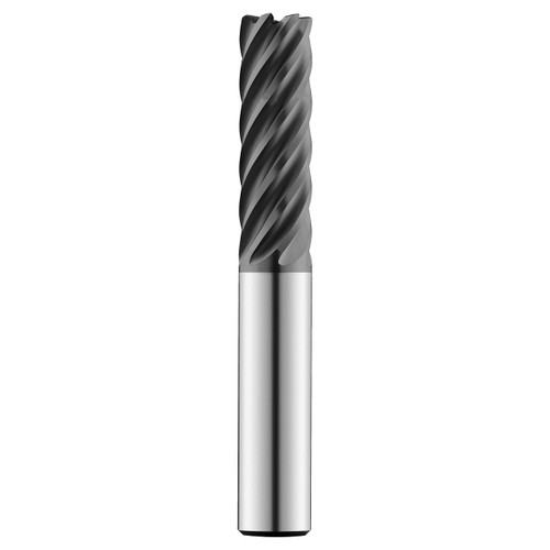 SGS 74652 | 0.787" Diameter x 0.787" Shank x 1.969" LOC x 3.937" OAL x 0.158" Radius 7 Flute AlTiN (Ti-NAMITE-A) Coated Corner Radius End Mill