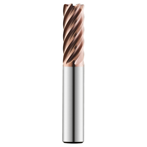 SGS 74626 | 0.630" Diameter x 0.630" Shank x 1.575" LOC x 3.622" OAL x 0.079" Radius 7 Flute TM (Ti-NAMITE-M) Coated Corner Radius End Mill