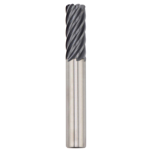 SGS 77372 | 0.500" Diameter x 0.500" Shank x 2.000" LOC x 4.000" OAL x 0.060" Radius 7 Flute AlTiN (Ti-NAMITE-A) Coated Corner Radius End Mill