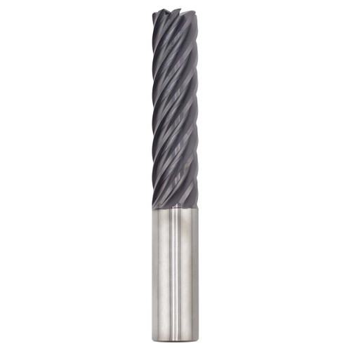 SGS 77420 | 0.750" Diameter x 0.750" Shank x 1.875" LOC x 4.000" OAL x 0.060" Radius 7 Flute AlTiN (Ti-NAMITE-A) Coated Corner Radius End Mill