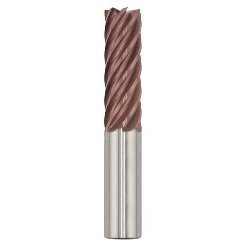 SGS 77461 | 1.000" Diameter x 1.000" Shank x 2.500" LOC x 5.500" OAL 7 Flute TM (Ti-NAMITE-M) Coated Square End Mill