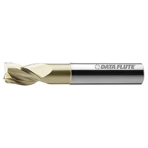 Data Flute 50575-86-D | ALDHRN30375C5 3/8" Diameter x 3/8" Shank x 1/2" LOC x 2-1/2" OAL C5 Coated Square End Mill