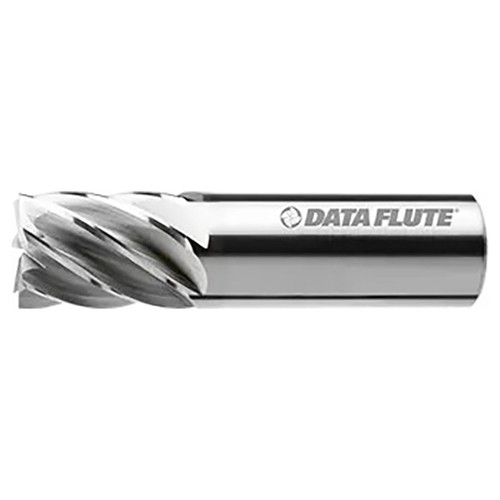 Data Flute 37252-00-D| AMFST50437 7/16" Diameter x 7/16" Shank x 9/16" LOC x 2-1/2" OAL Uncoated Square End Mill