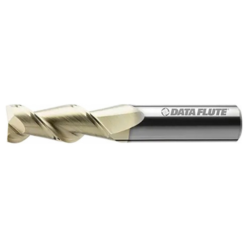 Data Flute 32885-86-D | ARFST20375C5 3/8" Diameter x 3/8" Shank x 1/2" LOC x 2-1/2" OAL C5 Coated Square End Mill