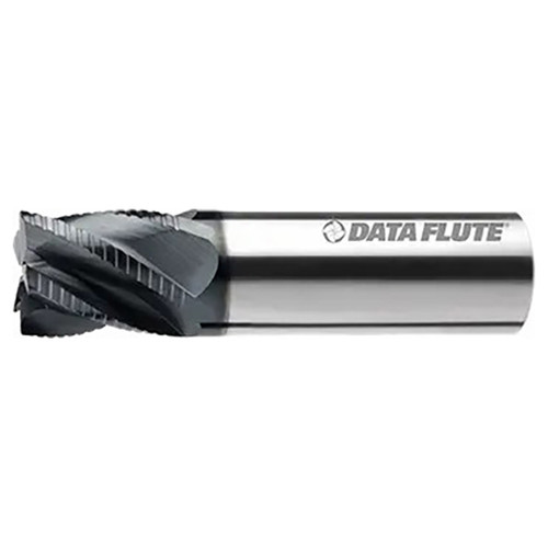 Data Flute 44942-19-D| FeRxST51000-030C19 1" Diameter x 1" Shank x 1-1/4" LOC x 4" OAL C19 Coated Roughing End Mill