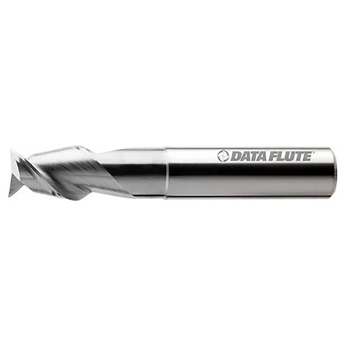 Data Flute 39560-00-D| HSM20375 5/16" Diameter x 5/16" Shank x 7/16" LOC x 2-1/2" OAL C5 Coated Reduced Neck Square End Mill