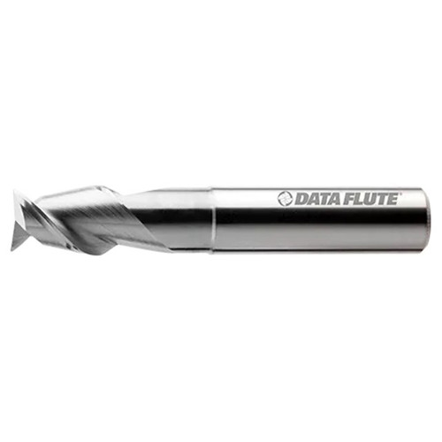 Data Flute 39592-89-D | HSM21000 3/4" Diameter x 3/4" Shank x 1" LOC x 4" OAL C5 Coated Reduced Neck Square End Mill