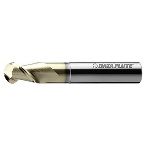 Data Flute 33627-00-D | HSMBNM20625C5 5/8" Diameter x 5/8" Shank x 3/4" LOC x 6" OAL Uncoated Ball End Mill