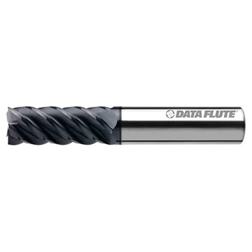 Data Flute 39912-70-D | MHL50250C4 1/4" Diameter x 1/4" Shank x 1-1/4" LOC x 4" OAL C10 Coated Square End Mill