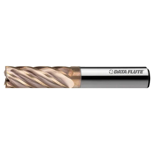 Data Flute 55791-35-D| SSI61000-190C35 1" Diameter x 1" Shank x 2" LOC x 5" OAL C35 Coated Corner Radius End Mill