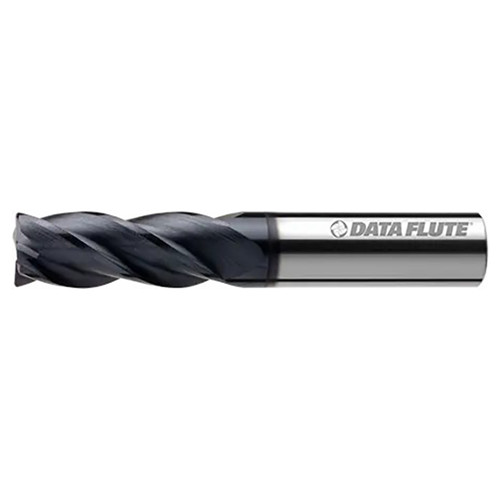 DATA FLUTE SSIST40500-060C11 | 0.50mm Diameter x 0.50mm Shank x 0.625" LOC C11 Coated Square End Mill
