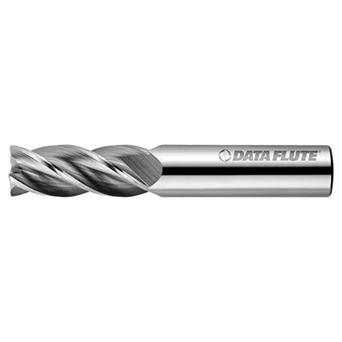 Data Flute 51728-00-D| SSM41000 3/4" Diameter x 3/4" Shank x 2-1/4" LOC x 5" OAL C4 Coated Corner Radius End Mill