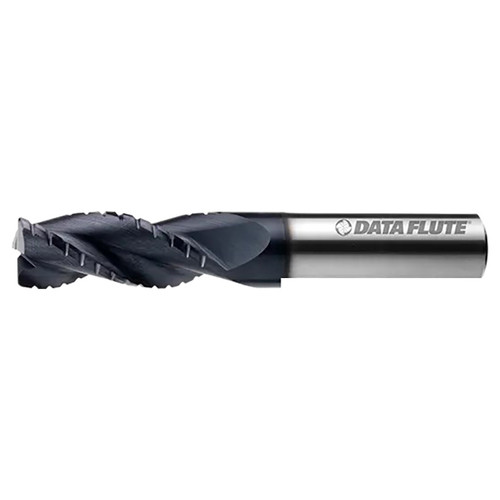 Data Flute 46425-70-D | SSSTC30250C4 1/4" Diameter x 1/4" Shank x 3/8" LOC x 2" OAL Corner Radius End Mill
