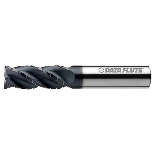 Data Flute 49261-83-D | SSSTC40437C10 3/8" Diameter x 3/8" Shank x 1/2" LOC x 2" OAL C7 Coated Corner Radius End Mill Data Flute 49261-83-D | SSSTC40437C10 3/8" Diameter x 3/8" Shank x 1/2" LOC x 2" OAL C7 Coated Corner Radius End Mill