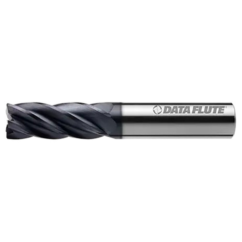 Data Flute 37222-85-D| SVIST50312-020C11 1/4" Diameter x 1/4" Shank x 3/8" LOC x 2" OAL C11 Coated Corner Radius End Mill