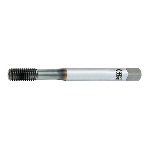 OSG 1410108408 | HY-PRO TAP M M4.00x0.70mm Thread Size x 4.27mm Shank x 8.40mm Length x 54.00mm OAL Modified Bottom (2.5P) Chamfer D11 TiCN Coated HSS-CO 14101 Thread Forming Tap