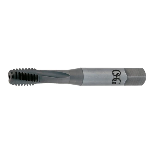 OSG 1719801 | EXOTAP UNC 1/4" - 2 Thread Size x 0.255" Shank x 0.996" Length x 2.500" OAL Modified Bottom (2.5P) Chamfer H5 3 Flute Steam Oxide Coated VC-10 313NI Spiral Flute Tap